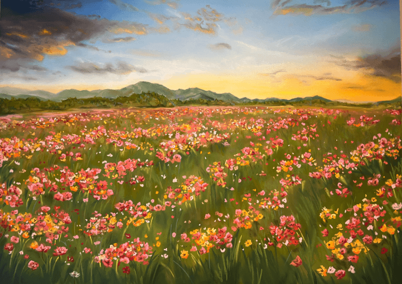 Jill van der Poel - Wildflowers in the Last Grow